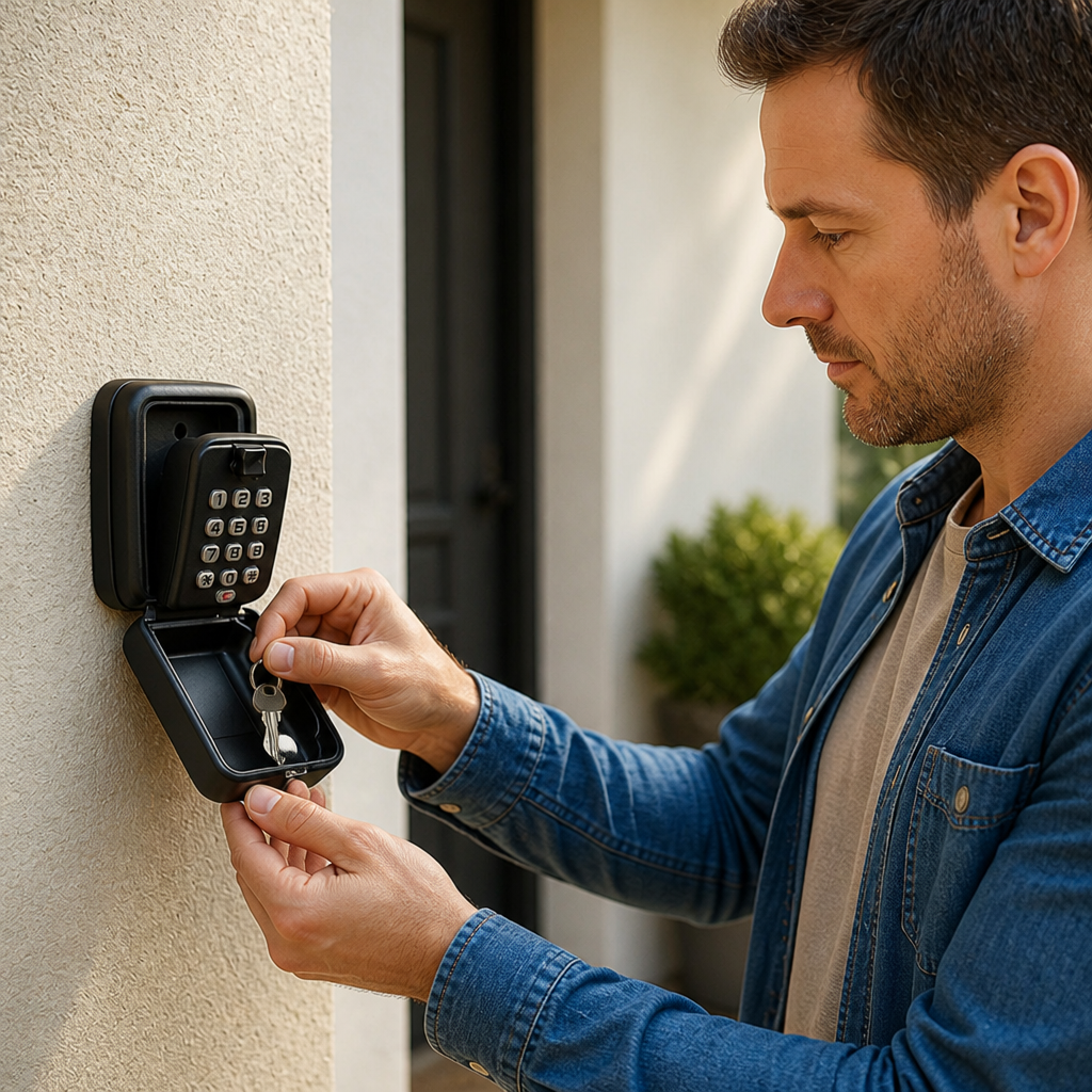 Weatherproof Metal Adjustable Combination Key Safe (Wall-Mount)