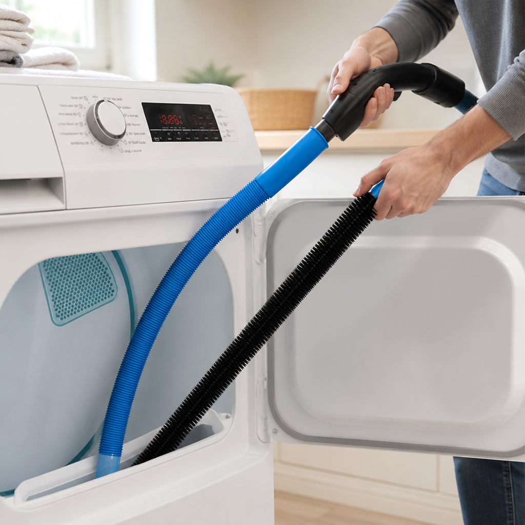 Flexible Vacuum-Ready Dryer Vent Cleaning Tool (45 In)