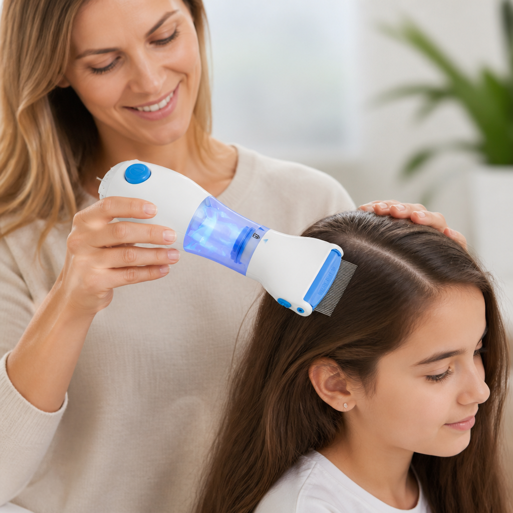 Vacuum Suction LED Electric Lice Remover (USB Rechargeable)