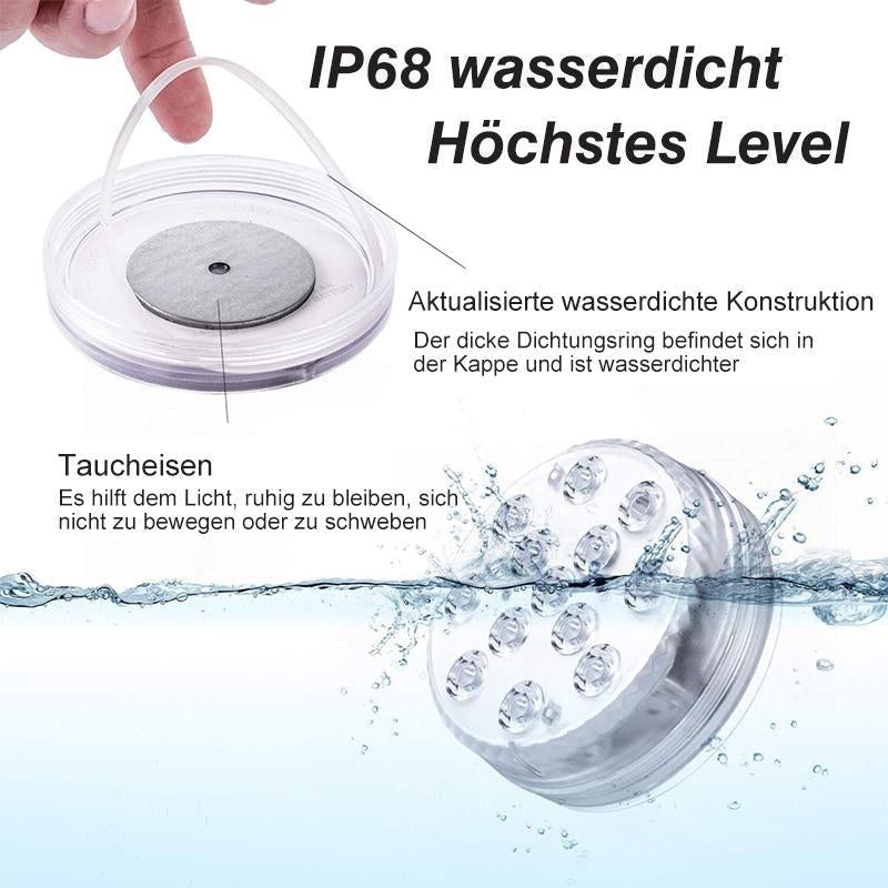 Remote-Controlled LED Underwater Light for Pool and Aquarium
