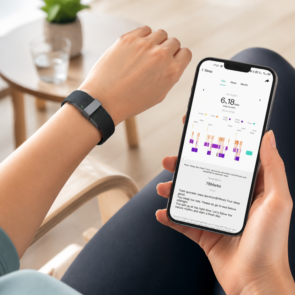 IP68 Waterproof Heart Rate & SpO2 Fitness Tracker