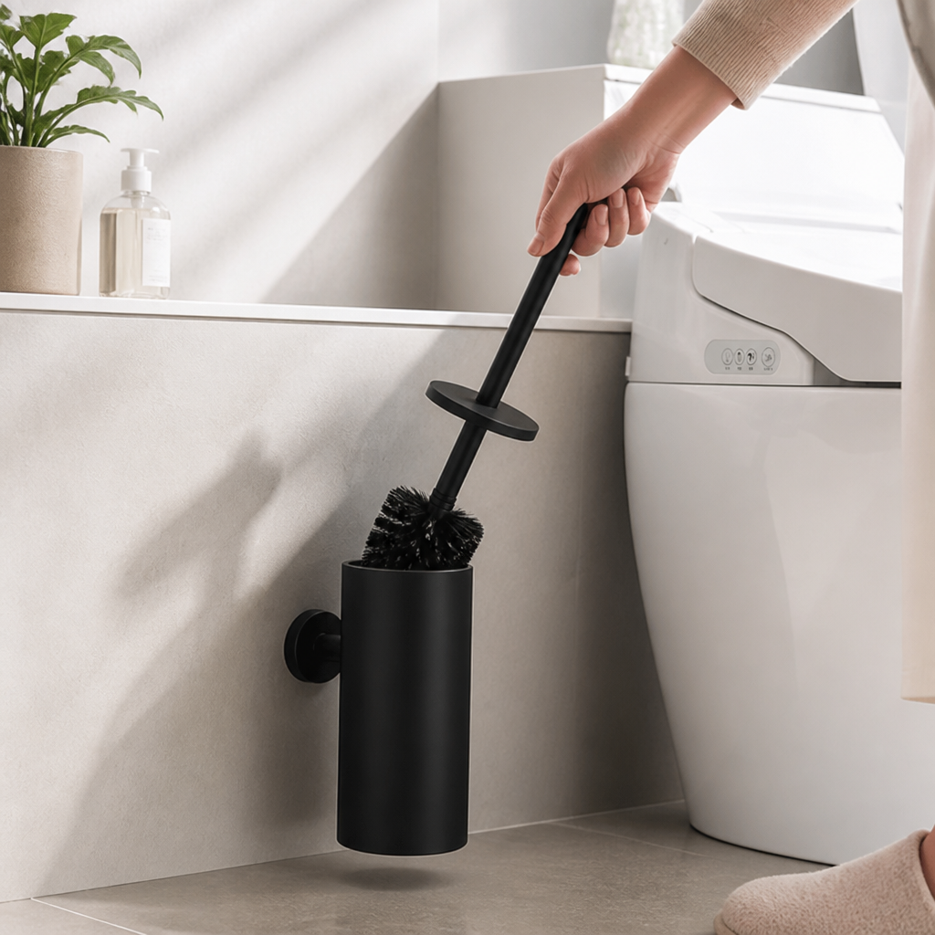Stainless Steel Wall-Mounted Toilet Brush