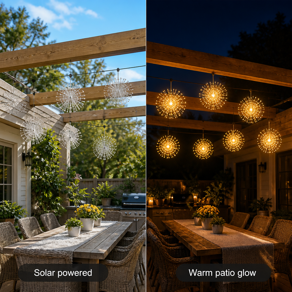LumiFlicker™ Solar Fireworks Lights — Turn Your Nights Into Effortless, All-Weather Magic That Dazzles Every Eye