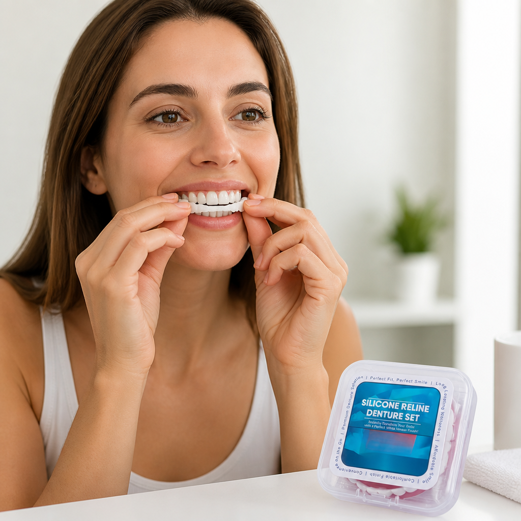 Adjustable & Removable Cosmetic Teeth Veneer (With Storage Case)
