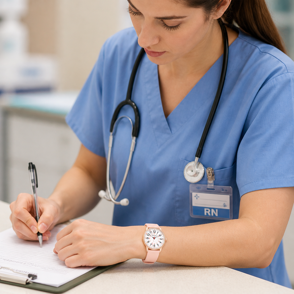 Waterproof Luminous Second-Hand Nurses Watch