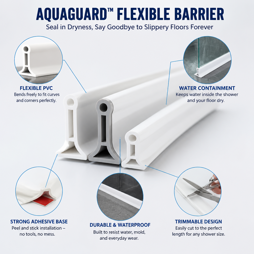 AquaGuard™ — Seal in Dryness, Say Goodbye to Slippery Floors Forever