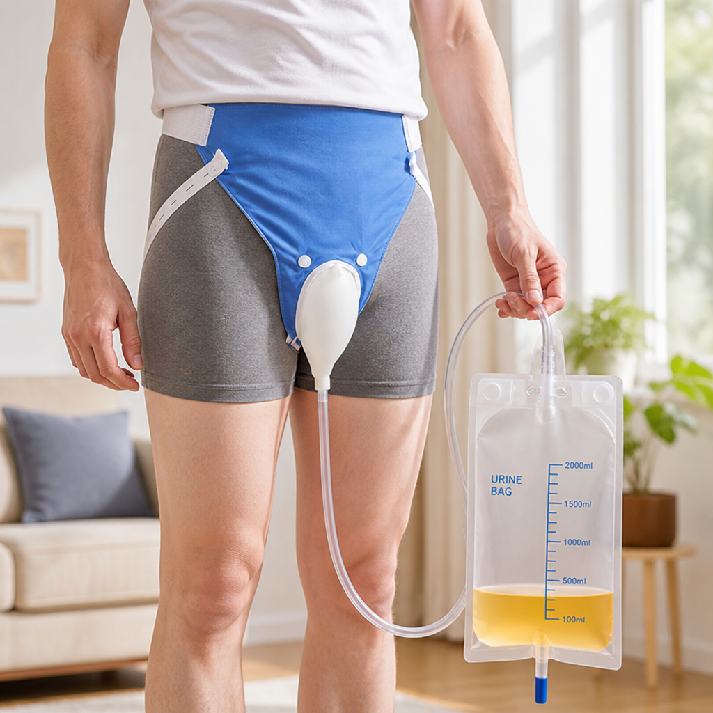 Adjustable Leak-Resistant Silicone Urine Collector (1000 mL)