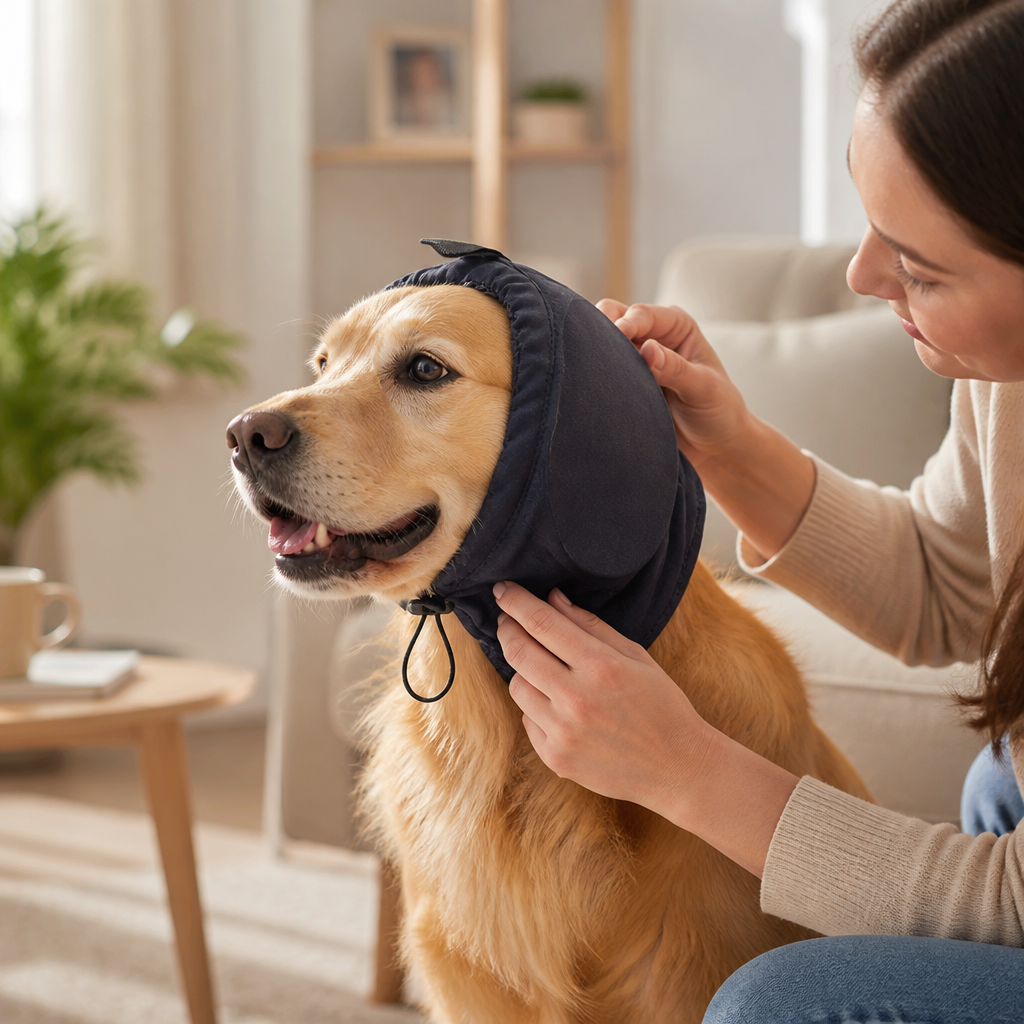 Noise-Reducing Breathable Polyester Dog Ear Protector