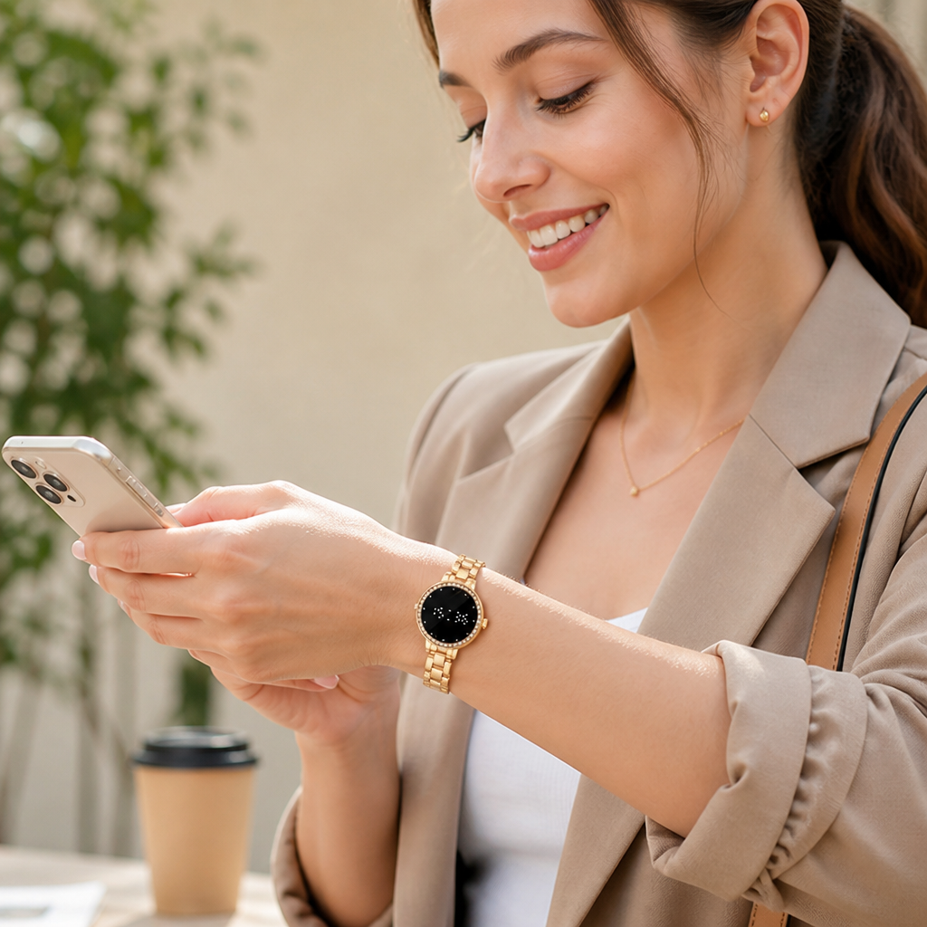 Accurate Step-Tracking & Ultra-Long Battery Smartwatch