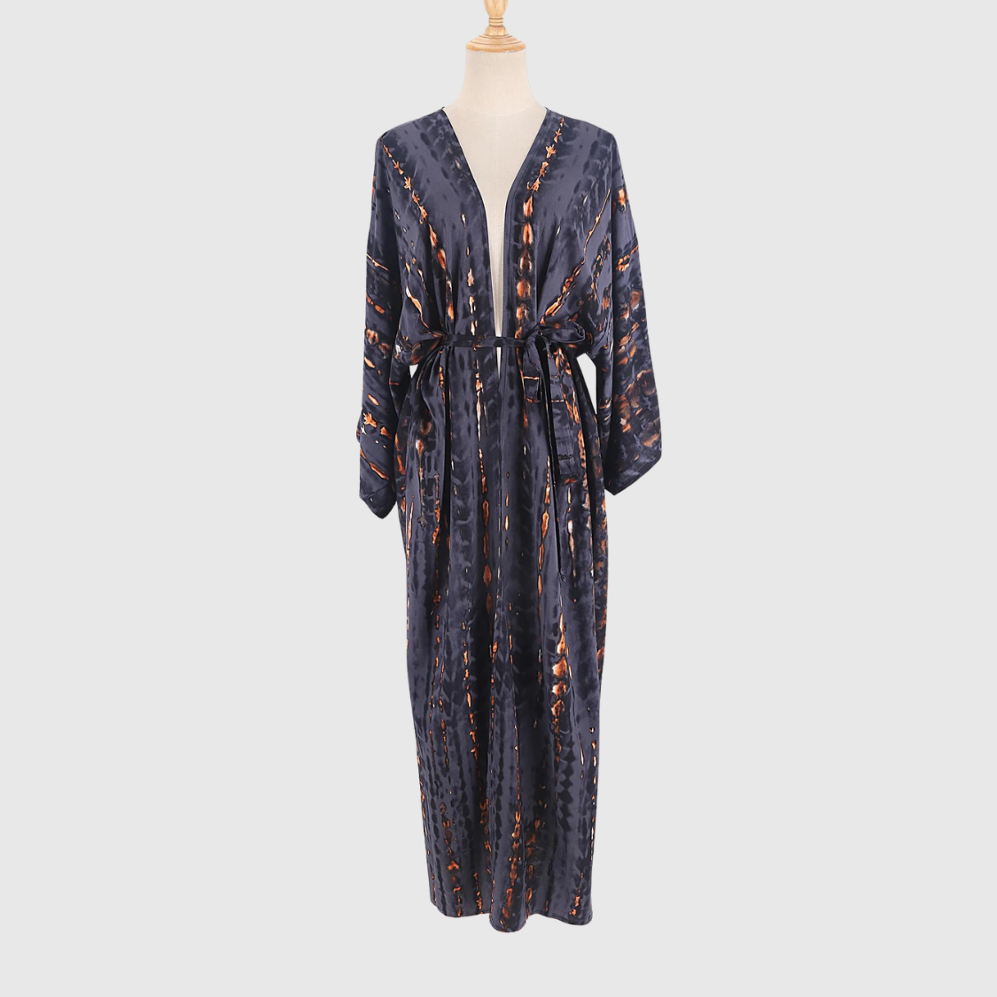 Beach Kimono Cover-Up in Tie Dye Design