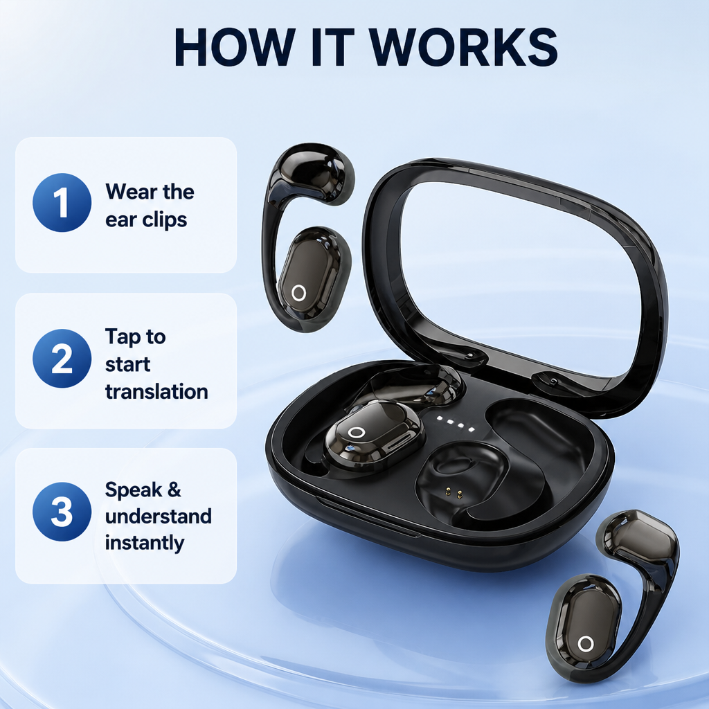 LinguaPulse™ — Break Language Barriers Instantly and Stay Fully Present