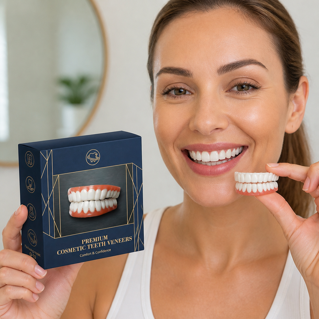 Full-Coverage Removable Cosmetic Tooth Cover (Upper & Lower)