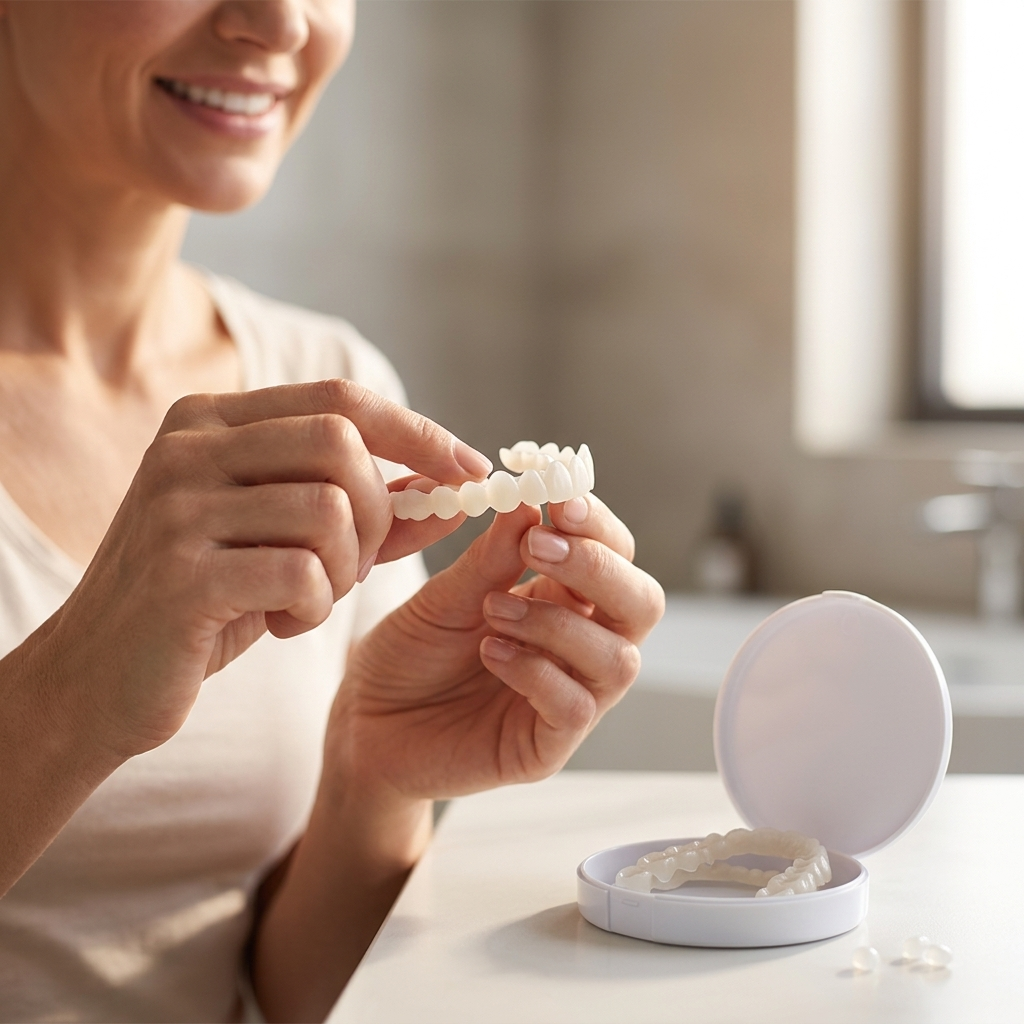 Custom-Fit Moldable & Removable Snap-On Veneers