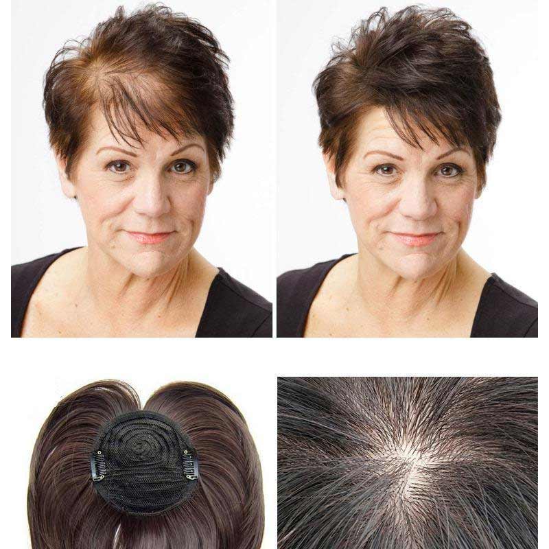 Natural Volume Clip-In Hair Topper