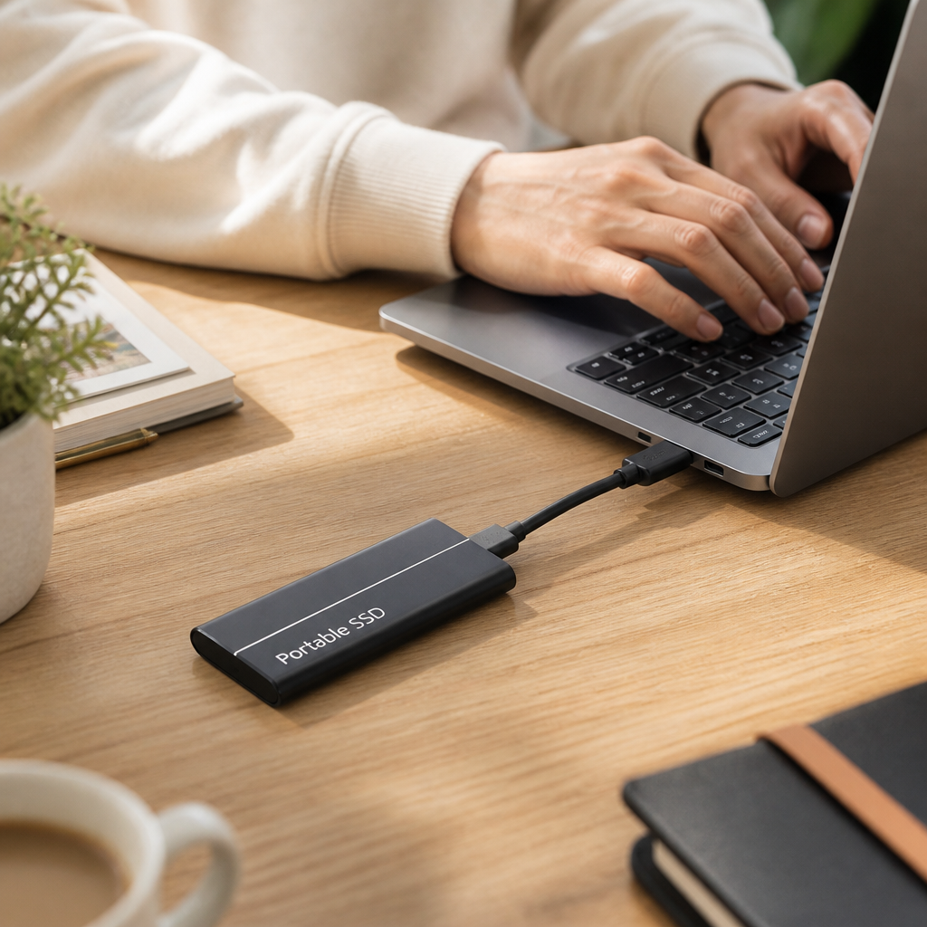Ultra-Fast USB-C Aluminum Portable SSD
