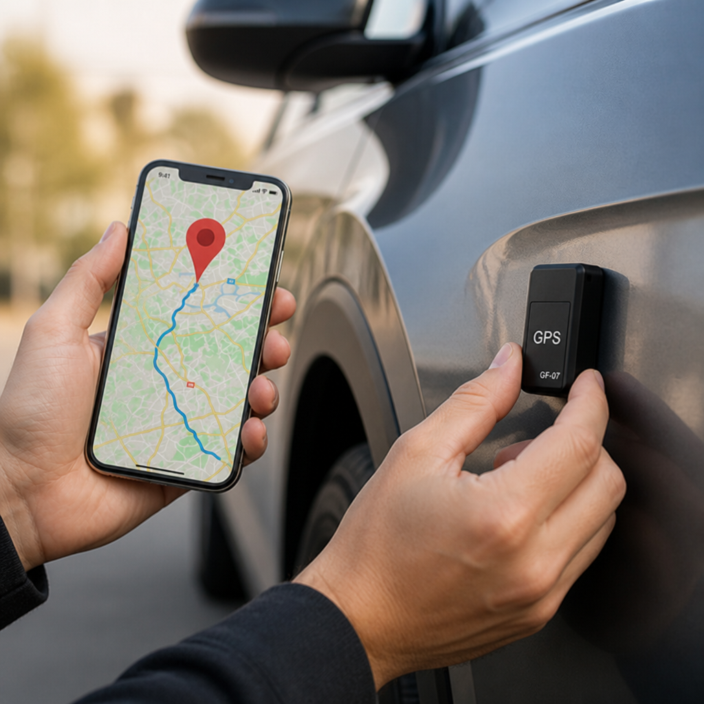 Compact Magnetic Real-Time GPS Tracker (90-Hour Standby)