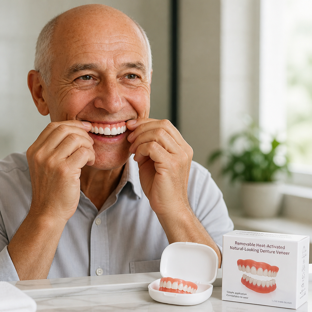 Removable Heat-Activated Natural-Looking Denture Veneer
