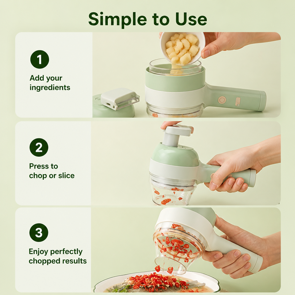 SliceStream™ — Cut Prep Time, Clear Counter Clutter, and Cook with Joy Every Day