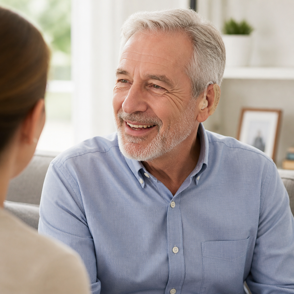 Rechargeable 20-Hour Noise-Reducing Hearing Aid