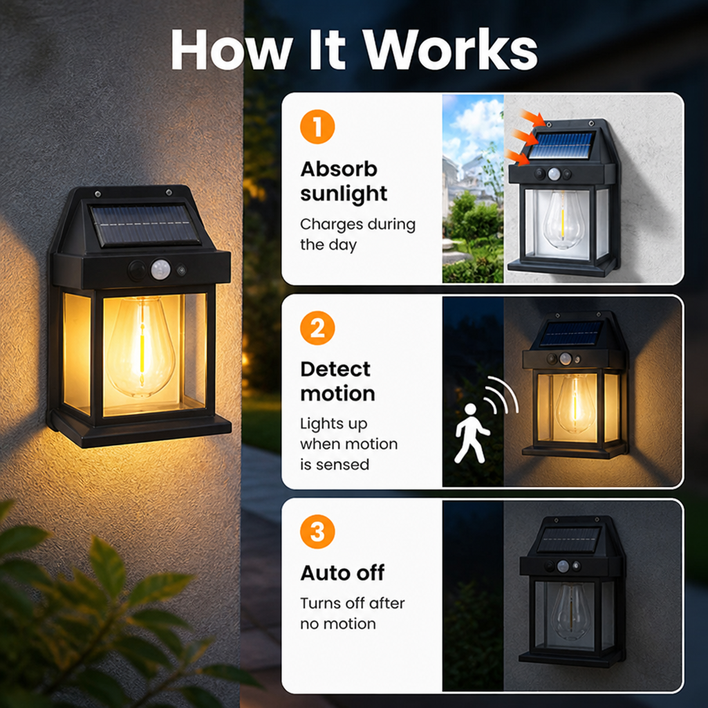 LumaRay™ — Effortless Solar Glow That Makes Your Nights Safe and Stunning