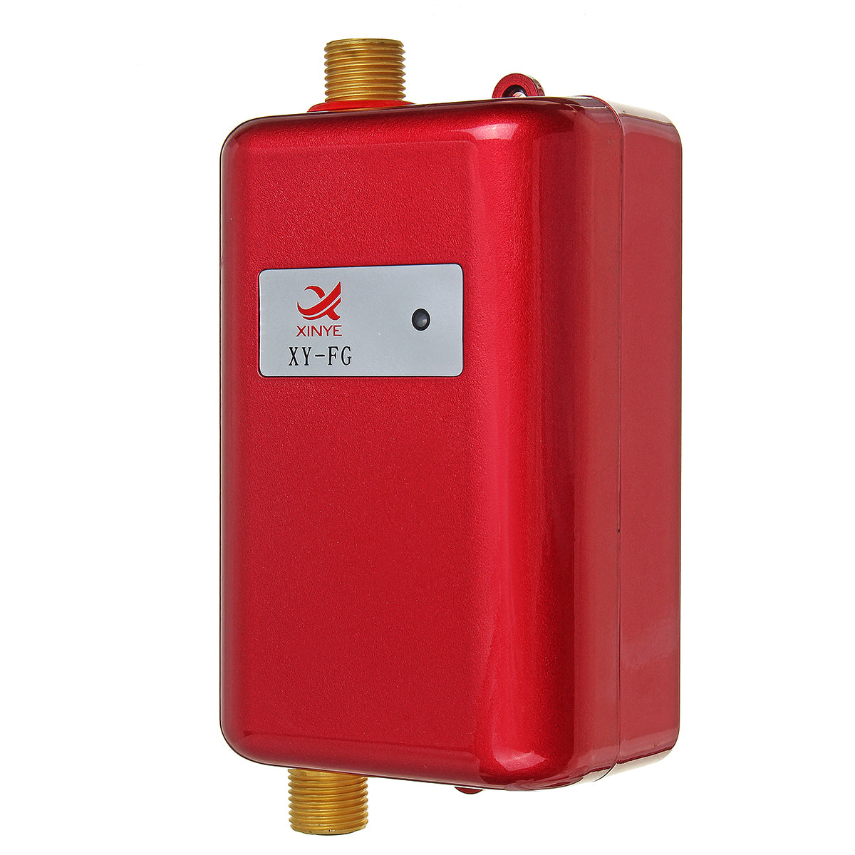 Compact 3.8kW Electric Tankless Water Heater with Temperature Control for Kitchen and Bathroom, Instant Hot Water Up to 60°C
