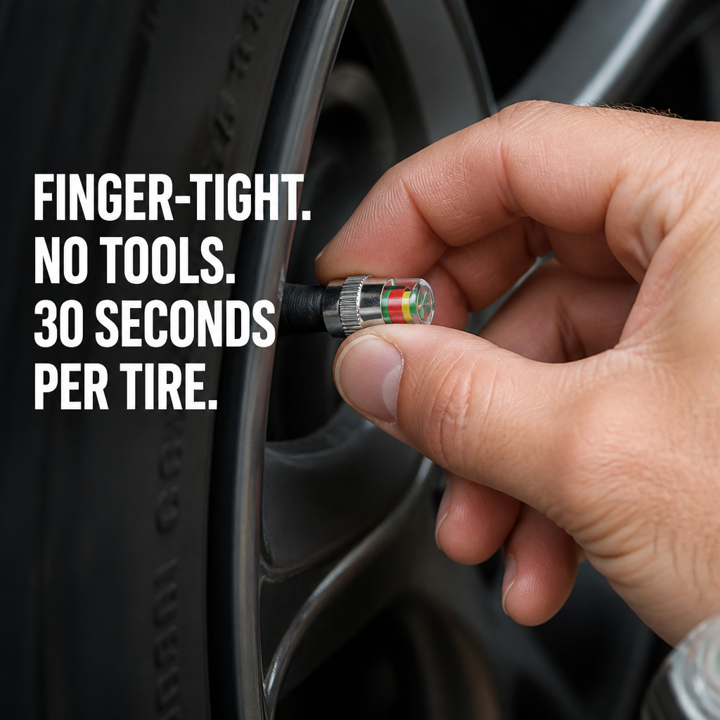 VeloGuard™ — Spot Low Tire Pressure Instantly Before Each Ride