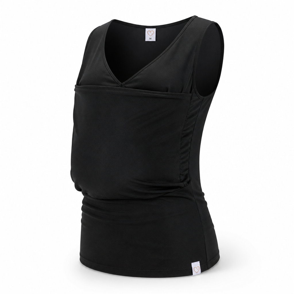 Breathable Stretch Ergonomic Slip-On Baby Wrap T-Shirt