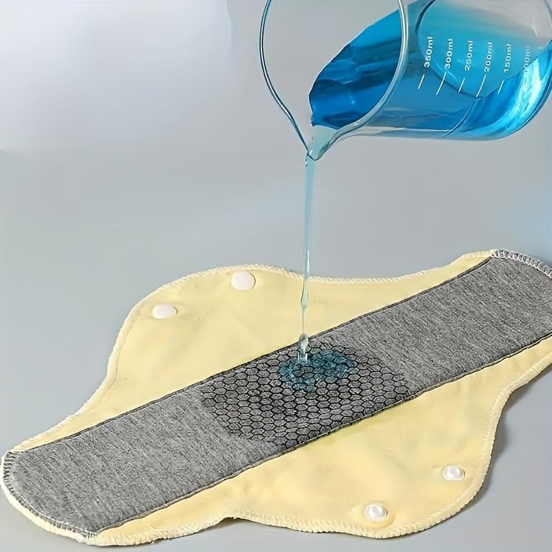 Set of 12 Graphene-Infused Reusable Cloth Pads