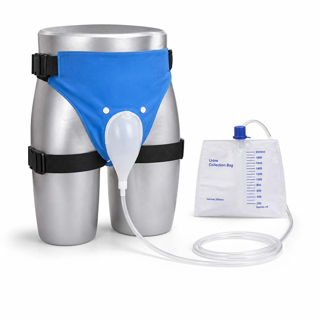 Silicone Wearable Urine Collection Kit (39-Inch Tube)