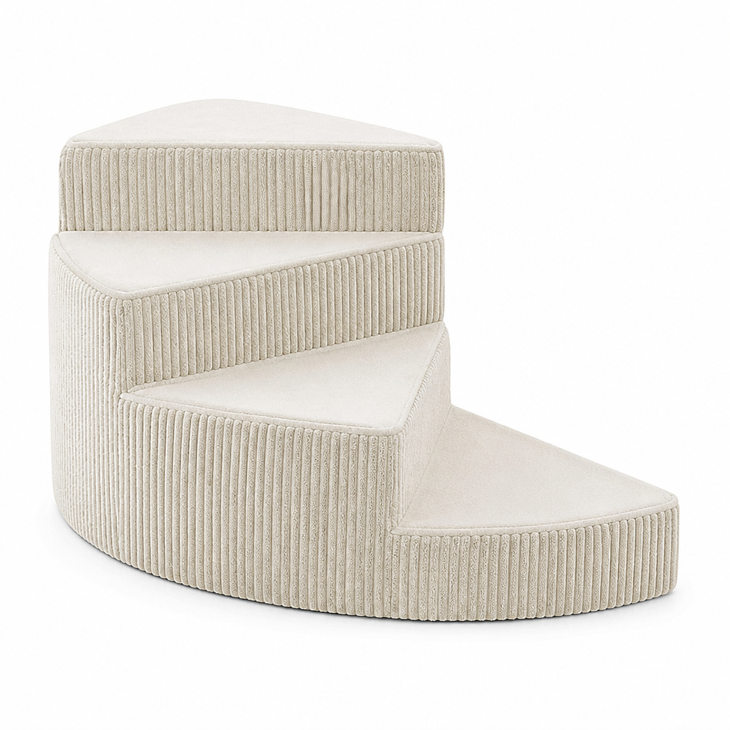 Orthopedic Non-Slip Foam Dog Stairs (Space-Saving)