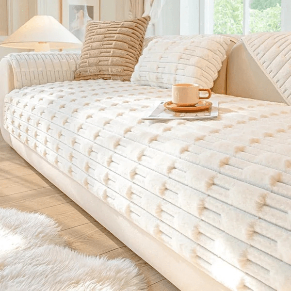 VeluraNest™ Plush Sofa Shield — Wrap Your Sofa in Unshakable Warmth and Plush Protection