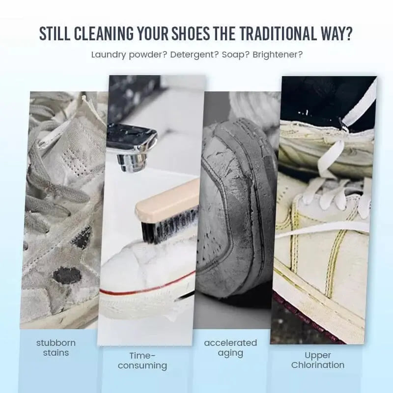 2-Pack Shoe Cleaning Cream – Gentle Stain Remover for Leather, Canvas & Sneakers