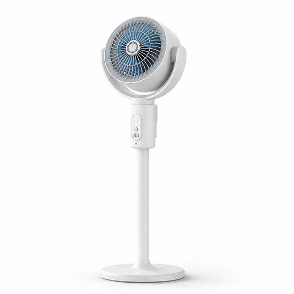 Height-Adjustable Quiet USB-Powered Stand Fan (Remote & Timer)