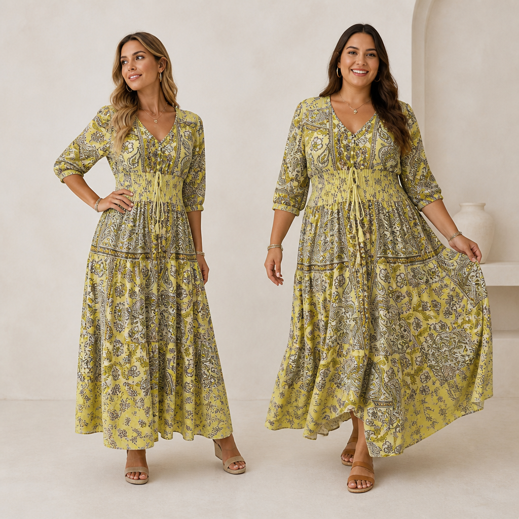 LumaBella™ Floral Dress — Feel Radiant and Cool All Summer Long