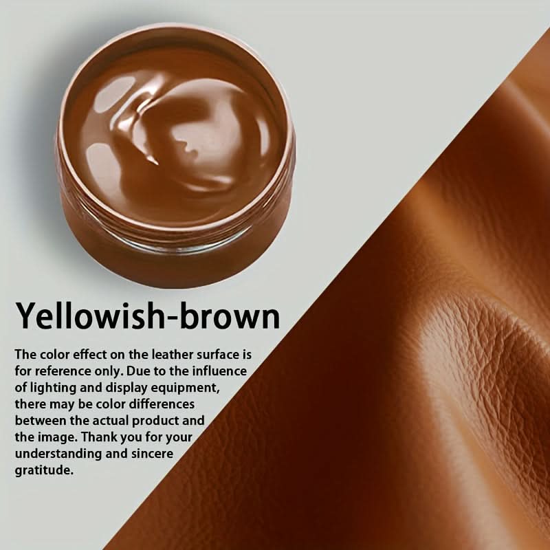 Leather Color Restoration and Care Cream for Surface Repair