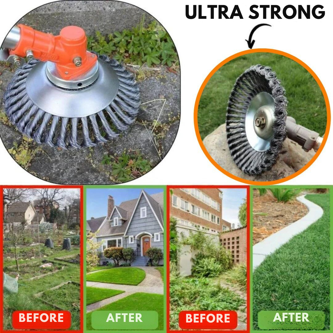 Steel Brush Cutter Head | Carbon Steel | Fast Attachment | JointForce