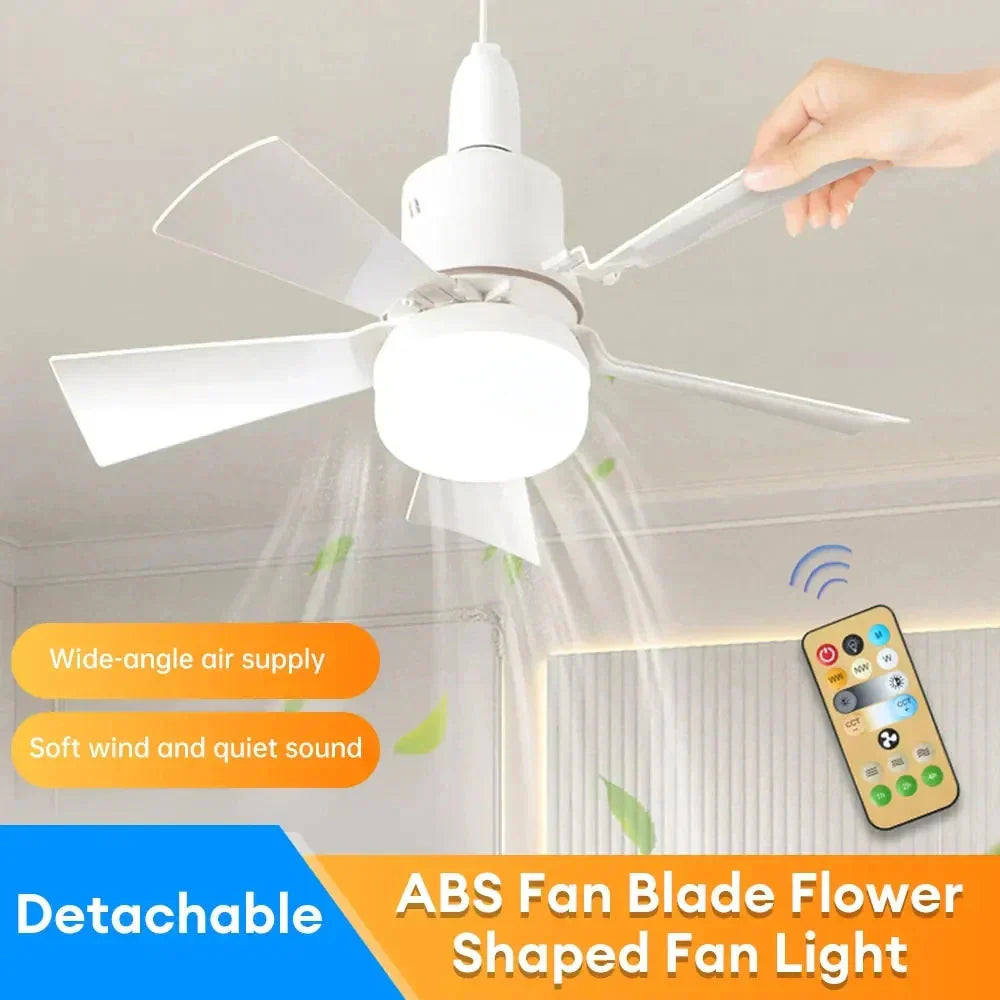 LED Light Ceiling Fan with Remote Control