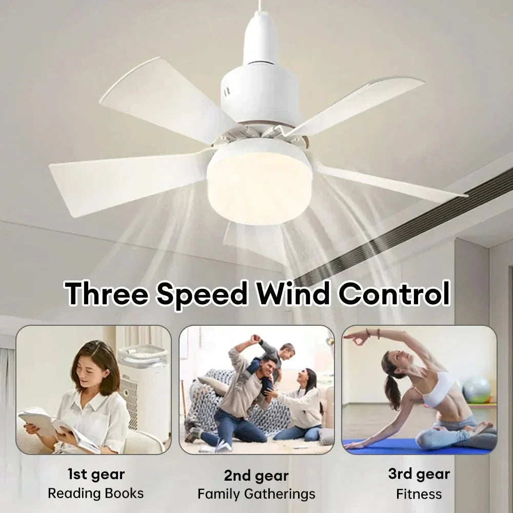 LED Light Ceiling Fan with Remote Control