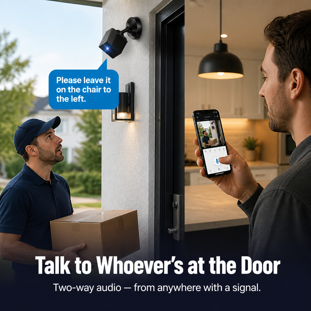 SecureVue™ — Monitor Every Room via Your Phone, Even Offline