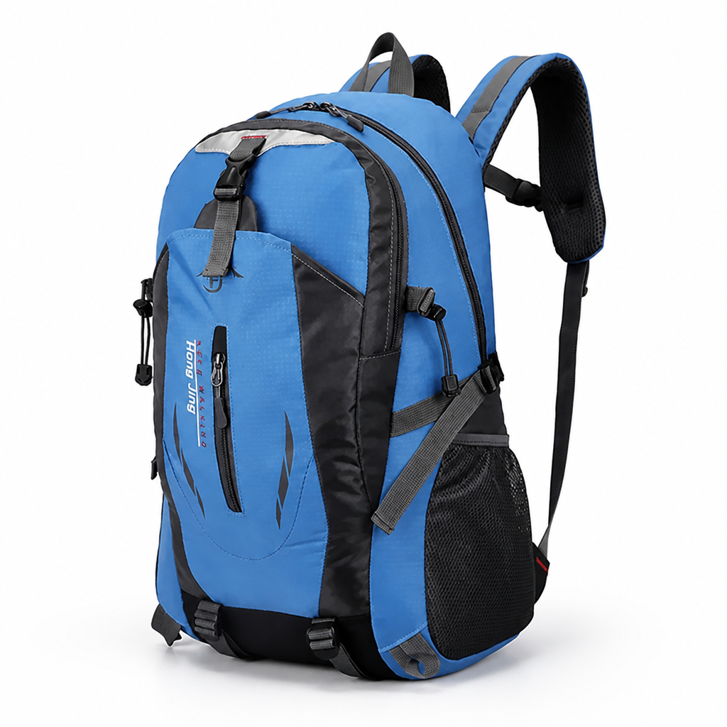 Water-Resistant Multi-Compartment Travel Backpack