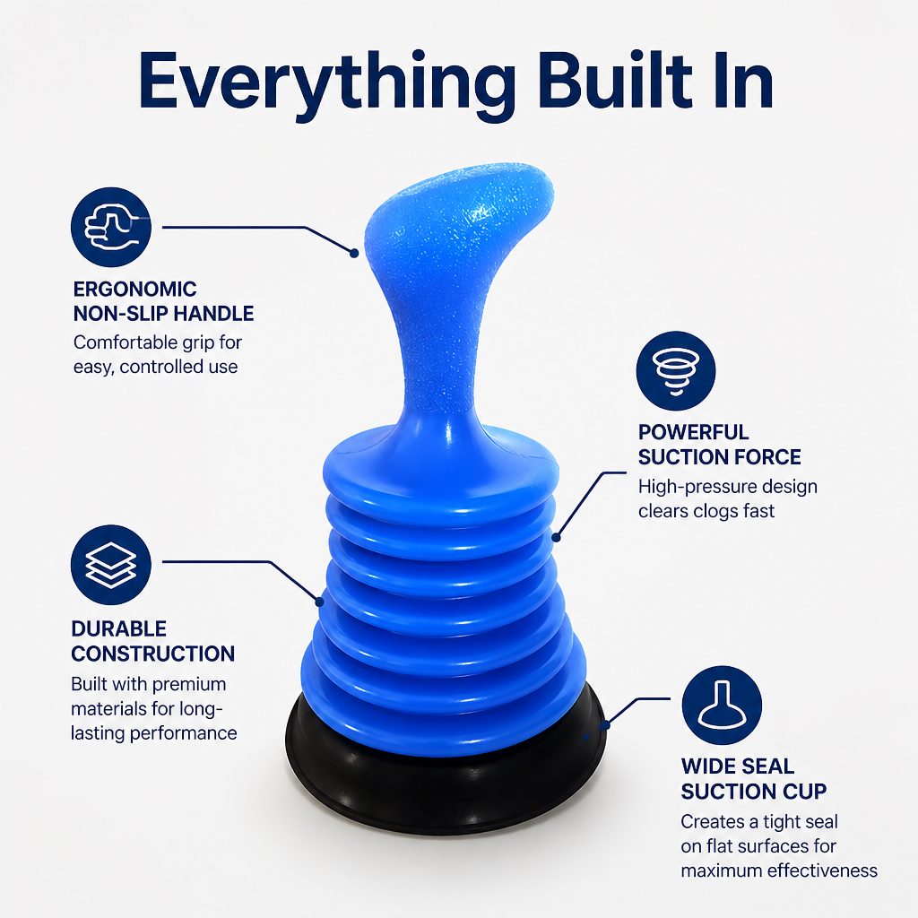 PowerSeal™ — Blast Away Clogs Fast and Reclaim Your Peace Instantly