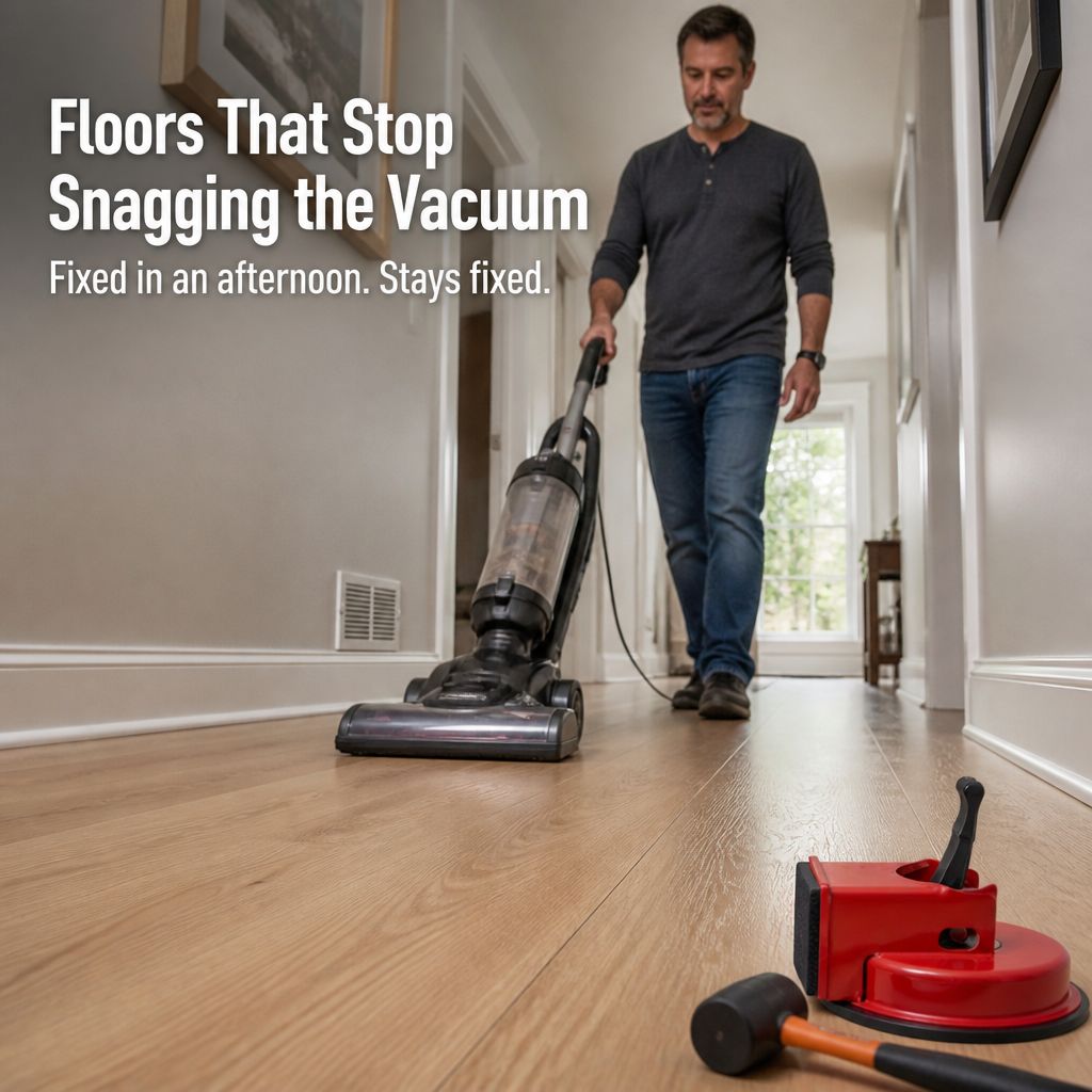 FloorMate™ — Draw Floorboards Firm and Eliminate Every Gap Without Hurting a Plank