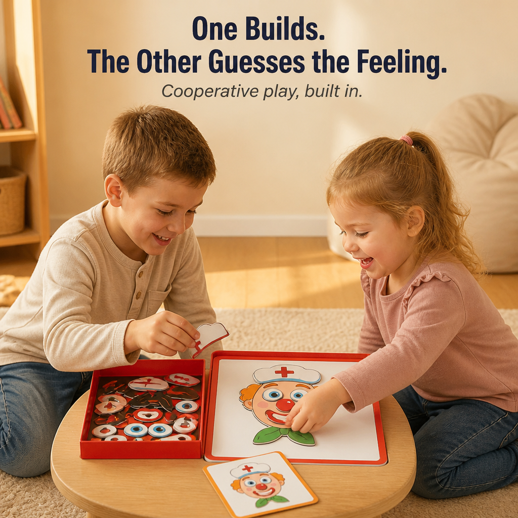 EmotiMate™ — Create Magnetic Expressions That Help Kids Learn Big Emotions Without Screens