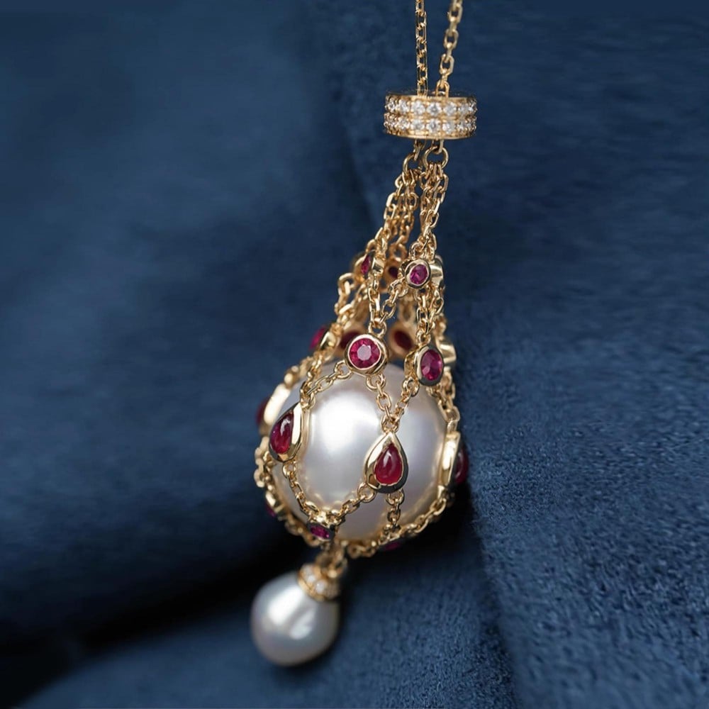 VeraLuxe™ Pearl Pendant — Radiate Unique Elegance That Commands Every Room