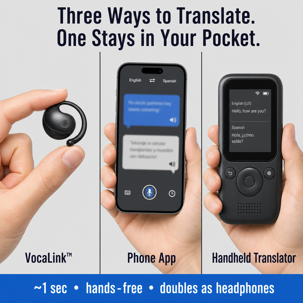 VocaLink™ — Speak 75 Languages Without Lifting a Finger on Your Phone