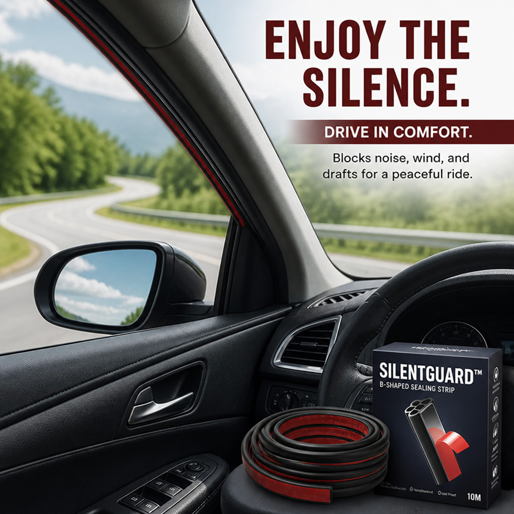 SilentGuard™ — Seal Out Road Noise, Wind & Dust in Minutes Flat