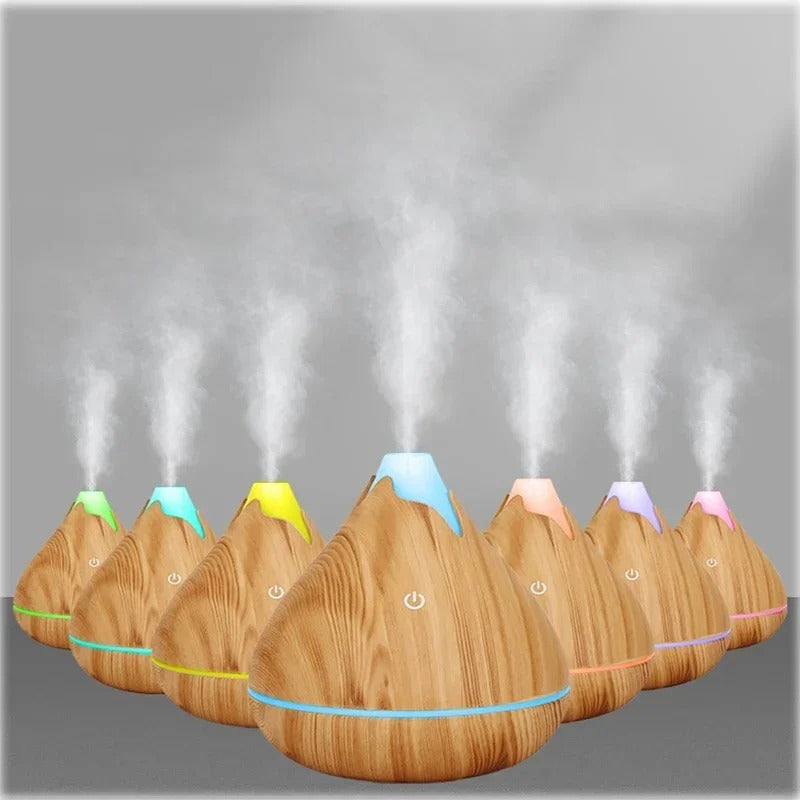 350ML Serenity Aromatherapy Diffuser with Remote and Color Lights