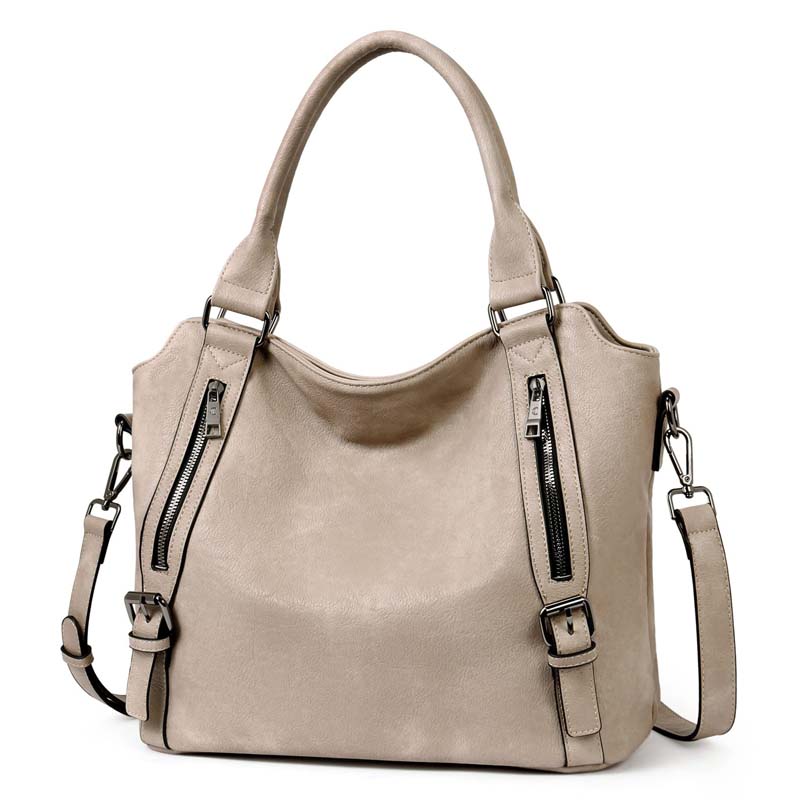 Adjustable Shoulder Strap PU Leather Crossbody Bag