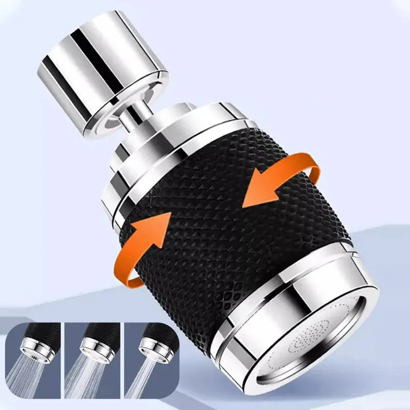 Rotatable 360° Faucet Splash Guard – Simple and Mess-Free Rinsing