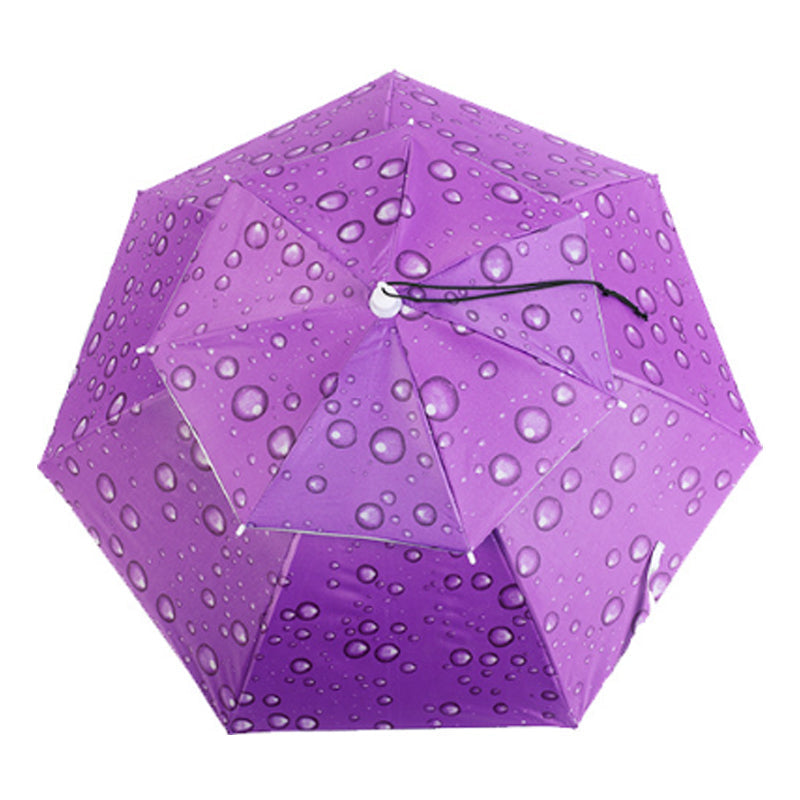 Adjustable Chin Strap Umbrella Hat